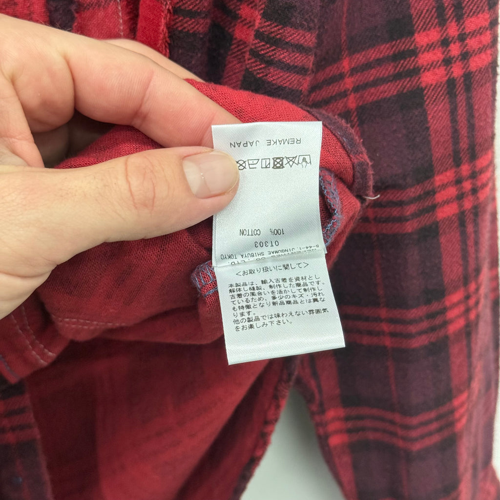Needles Red Ribbon Flannel Shirt - Size M