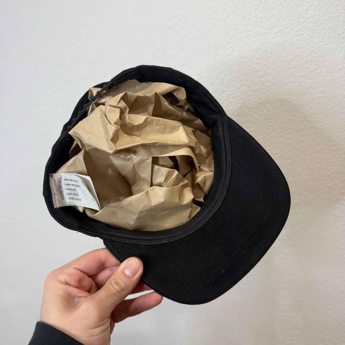 Chrome Hearts Vertical Script Black Hat