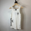 HMDD Cross Tank Top White - Size XL