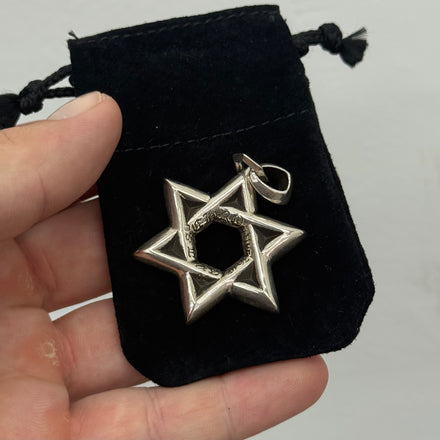 Chrome Hearts Large Star of David Pendant
