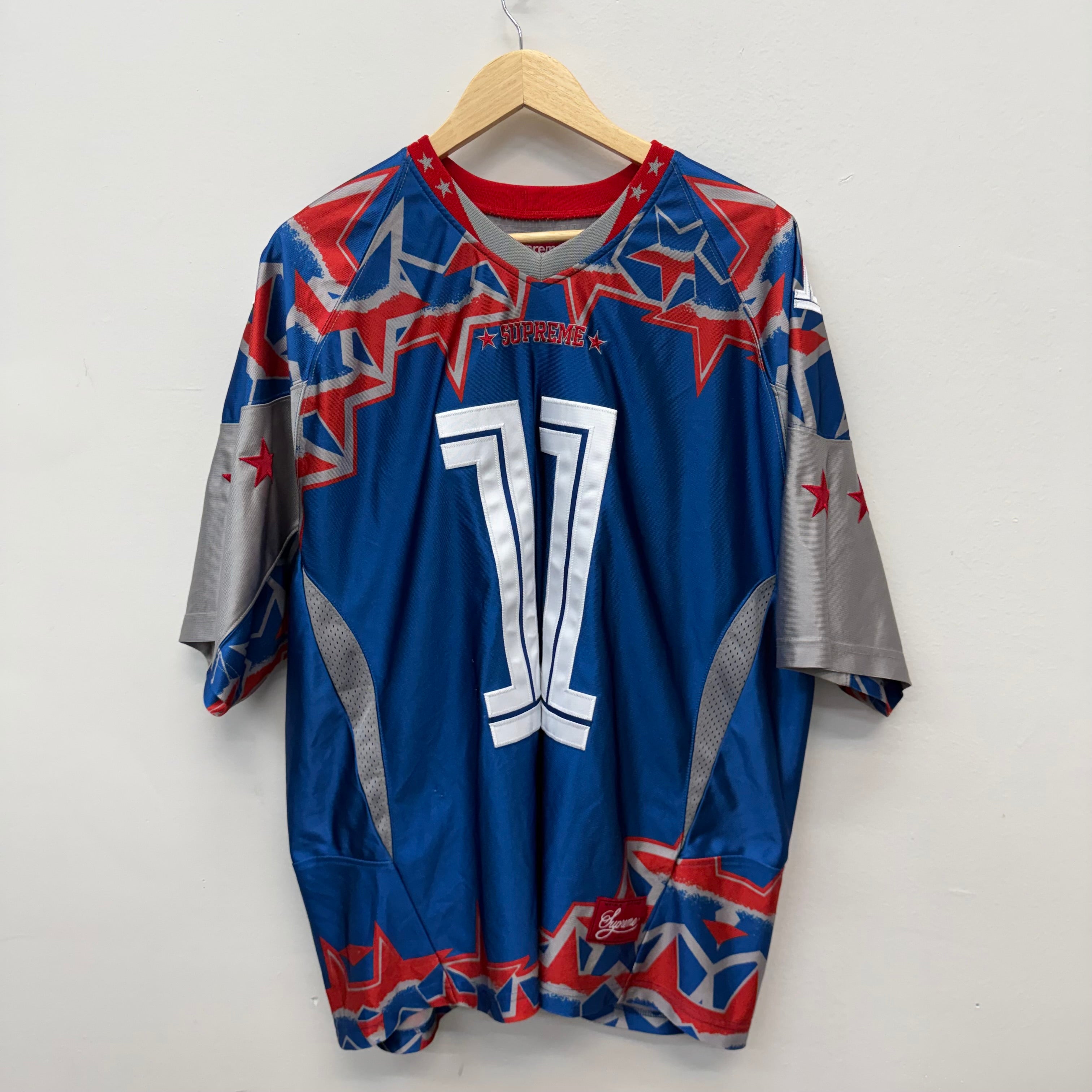 Supreme Stars Football Jersey Blue - Size L