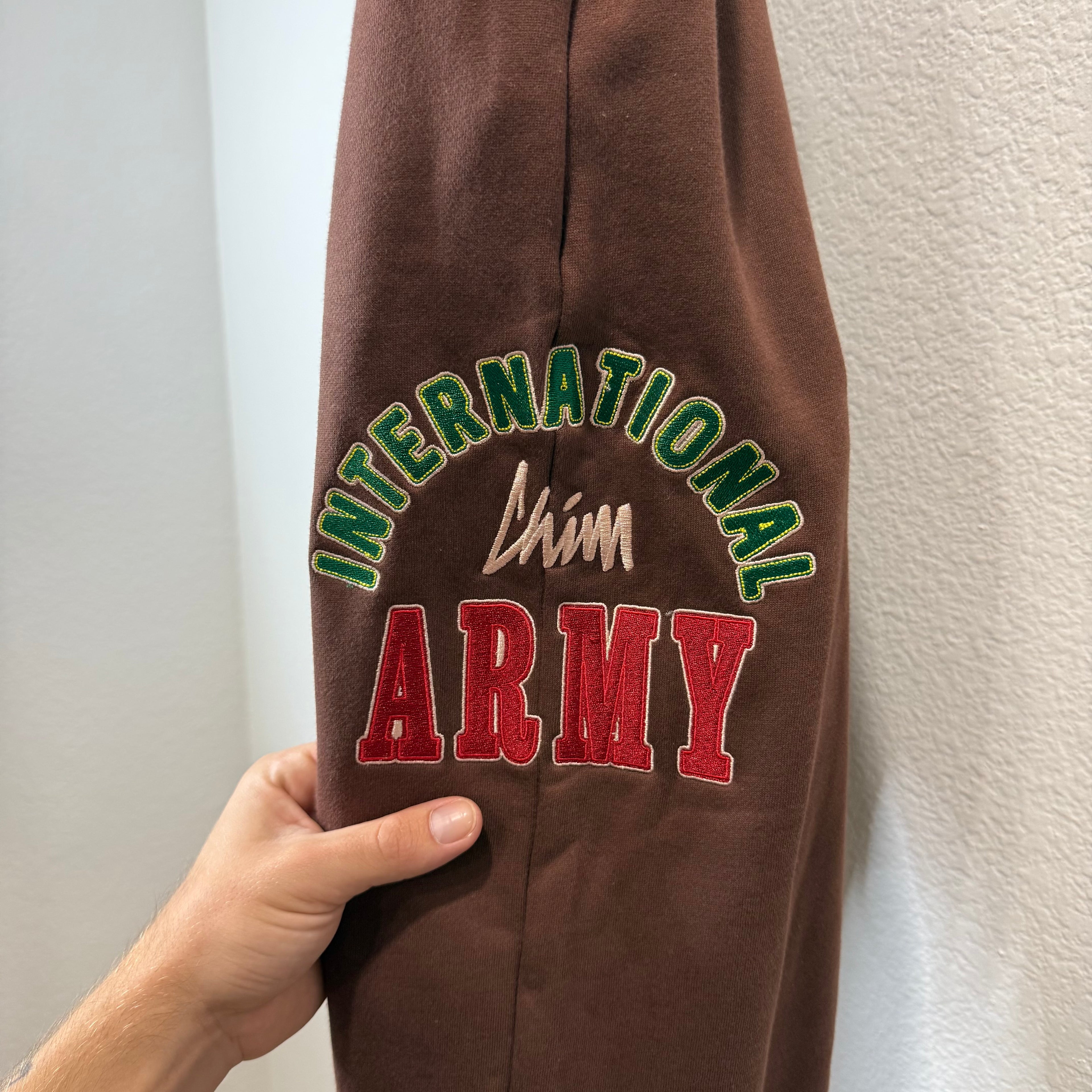 HMDD Chim Army Sweatpants Brown - Size M