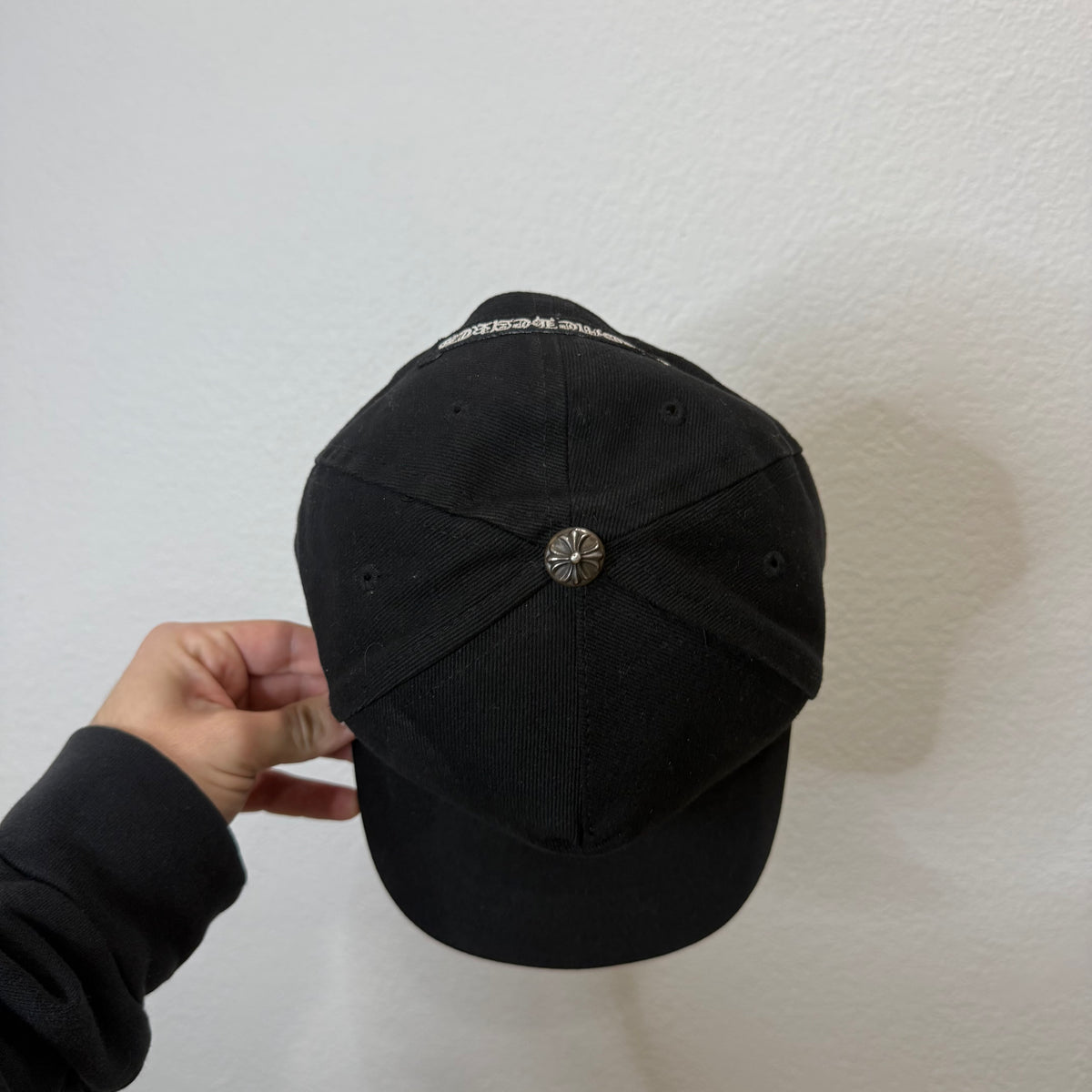 Chrome Hearts Vertical Script Black Hat