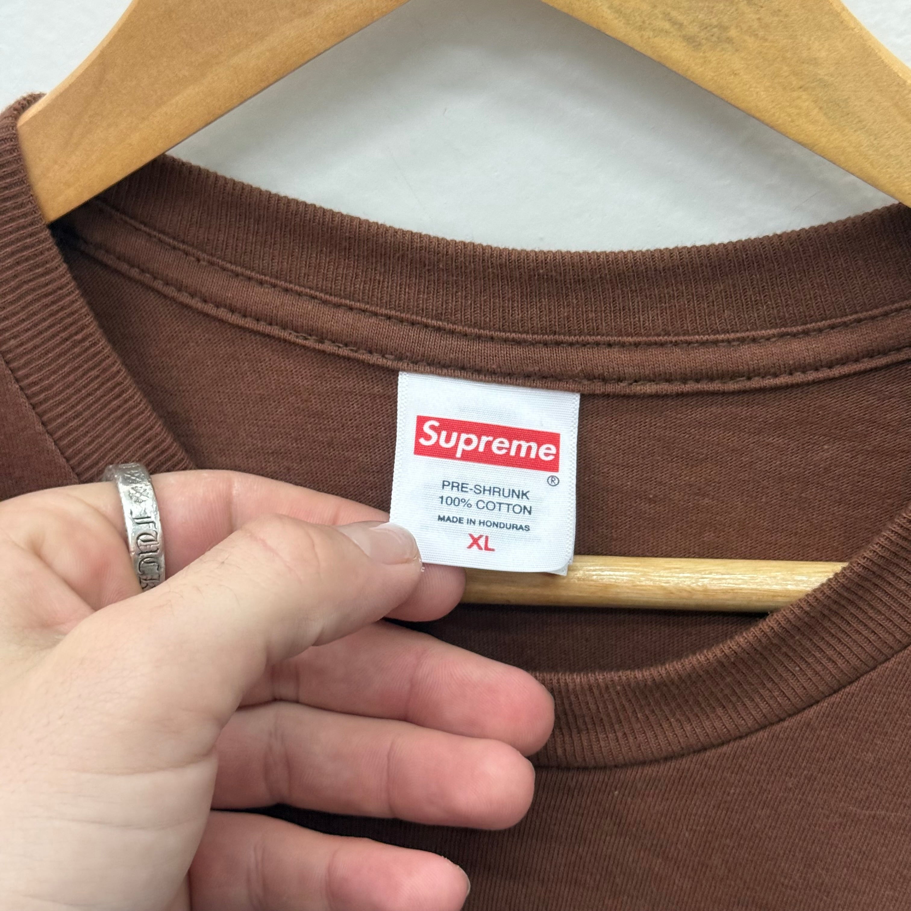 Supreme Lollipop T-Shirt Brown - Size XL