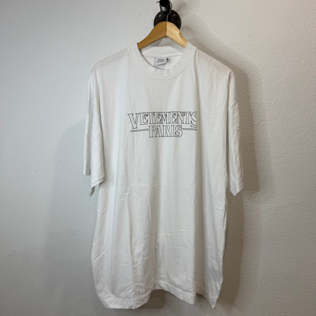 Vetements Paris Center Logo T-Shirt - Size S