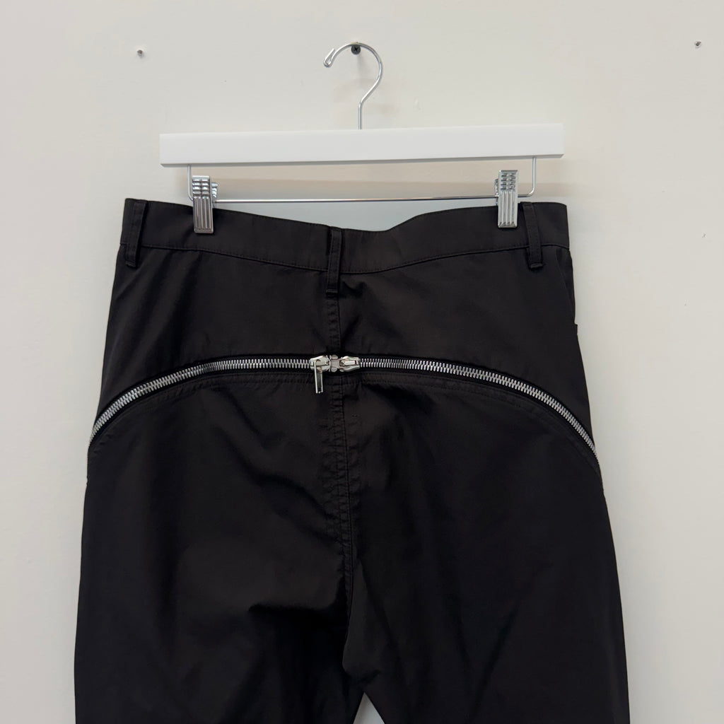 Rick Owens Banana Temple Black Pants - Size 33