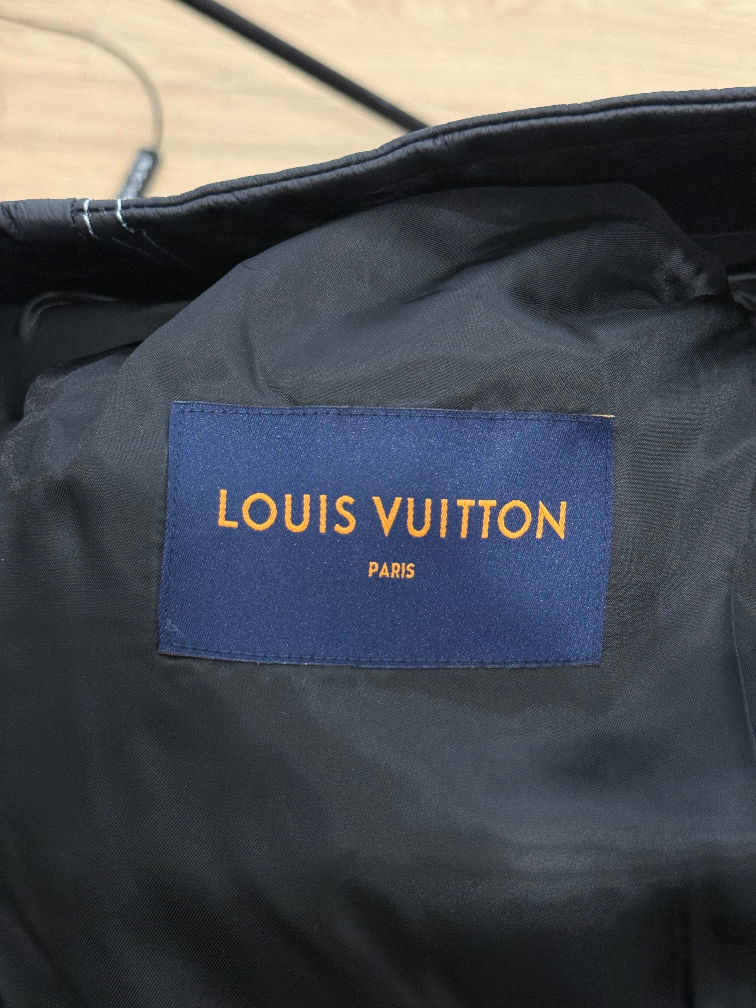 Louis Vuitton Leather Frequency Jacket - Size 58 (XXL)