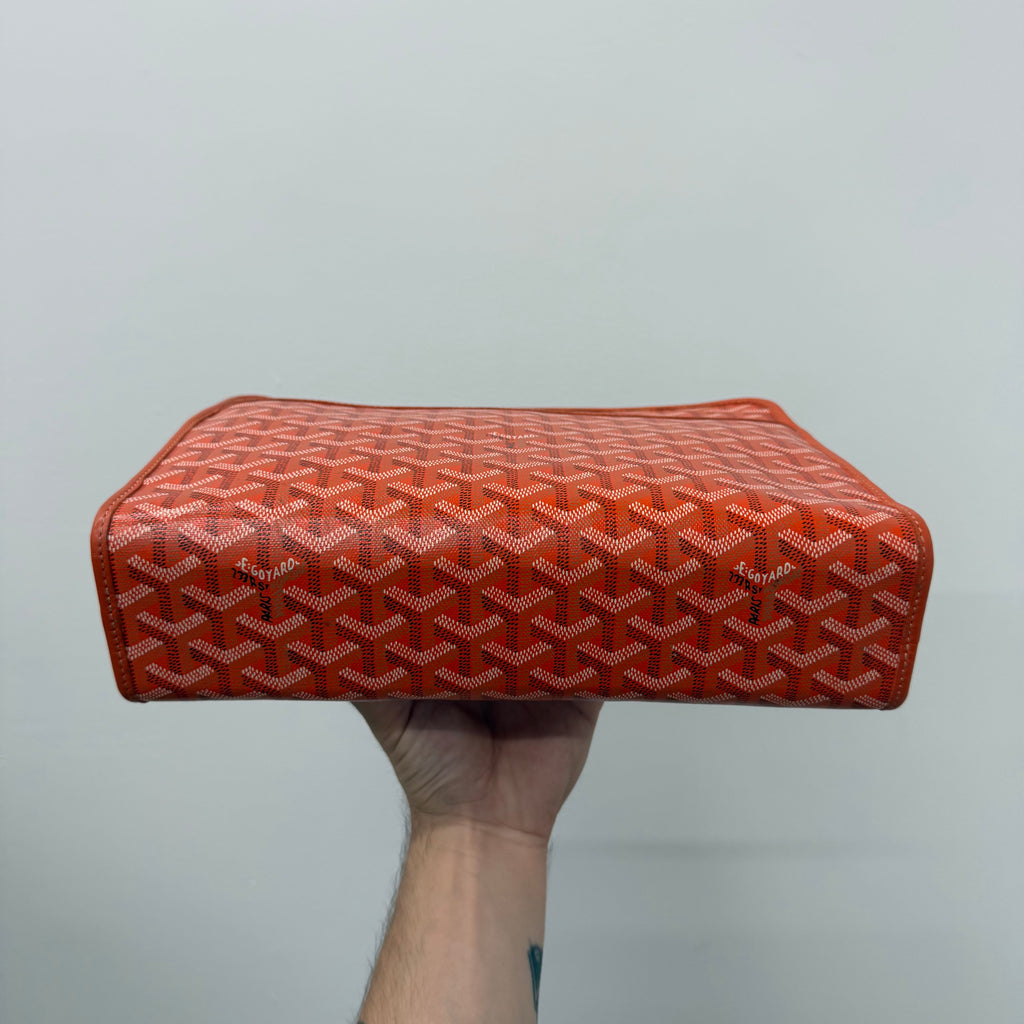 Goyard Orange PM Jouvence Toiletry Bag
