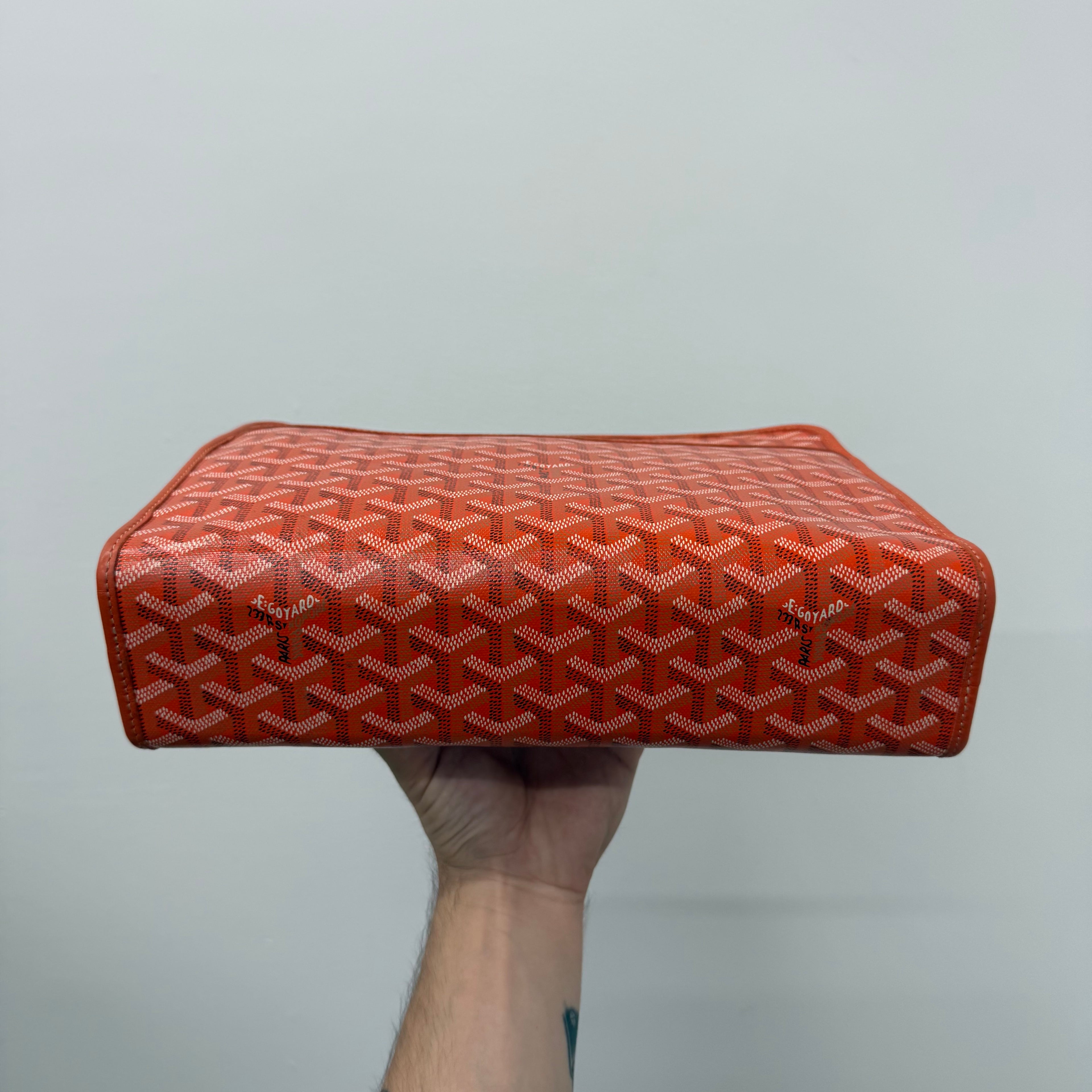 Goyard Orange PM Jouvence Toiletry Bag