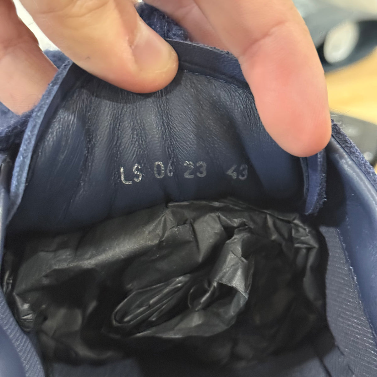 Dior x Denim Tears B33 Blue Oblique Denim Sneakers - Size 43 (10)