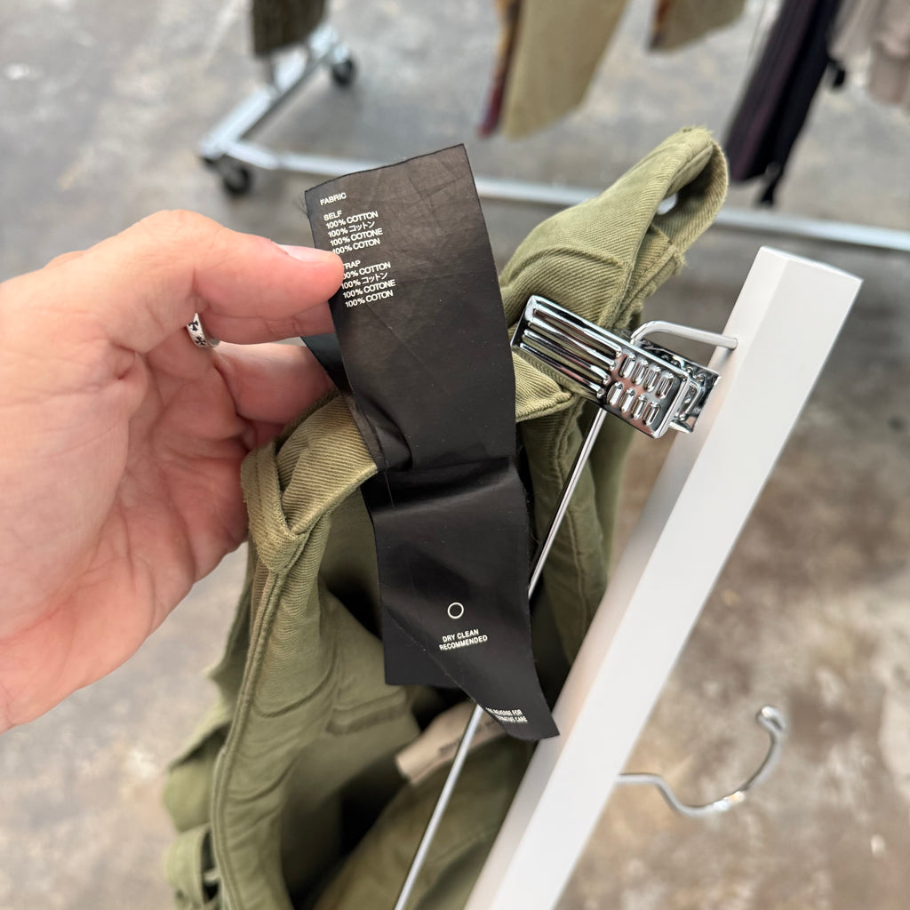Fear of God Mainline Jiu Jitsu Green Cargo Pants - Size XL