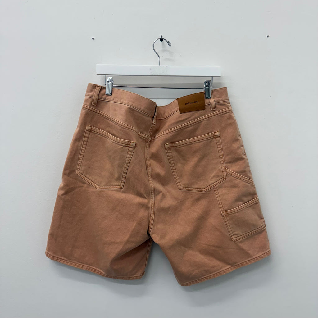 Aime Leon Dore ALD Salmon Denim Shorts - Size XL