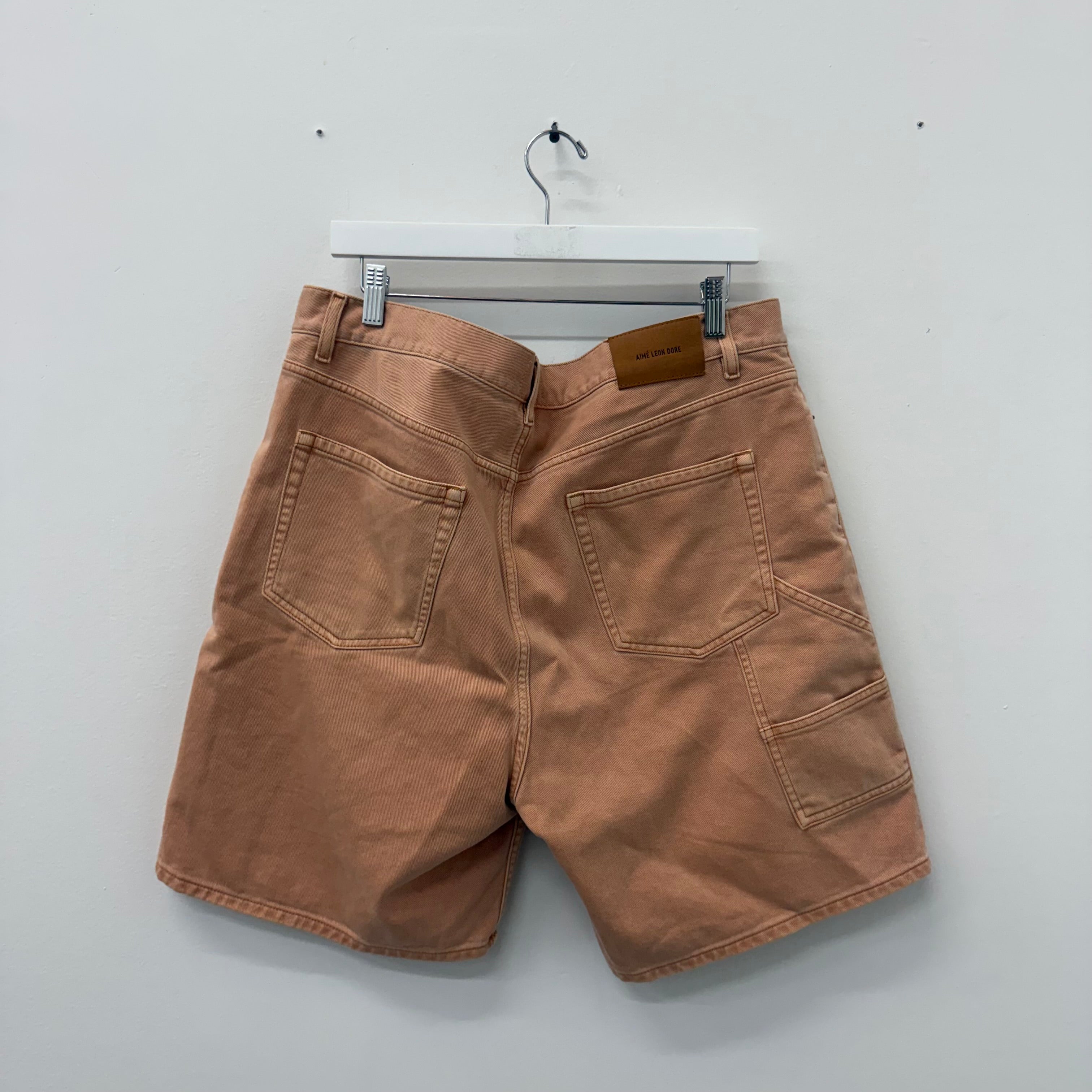 Aime Leon Dore ALD Salmon Denim Shorts - Size XL