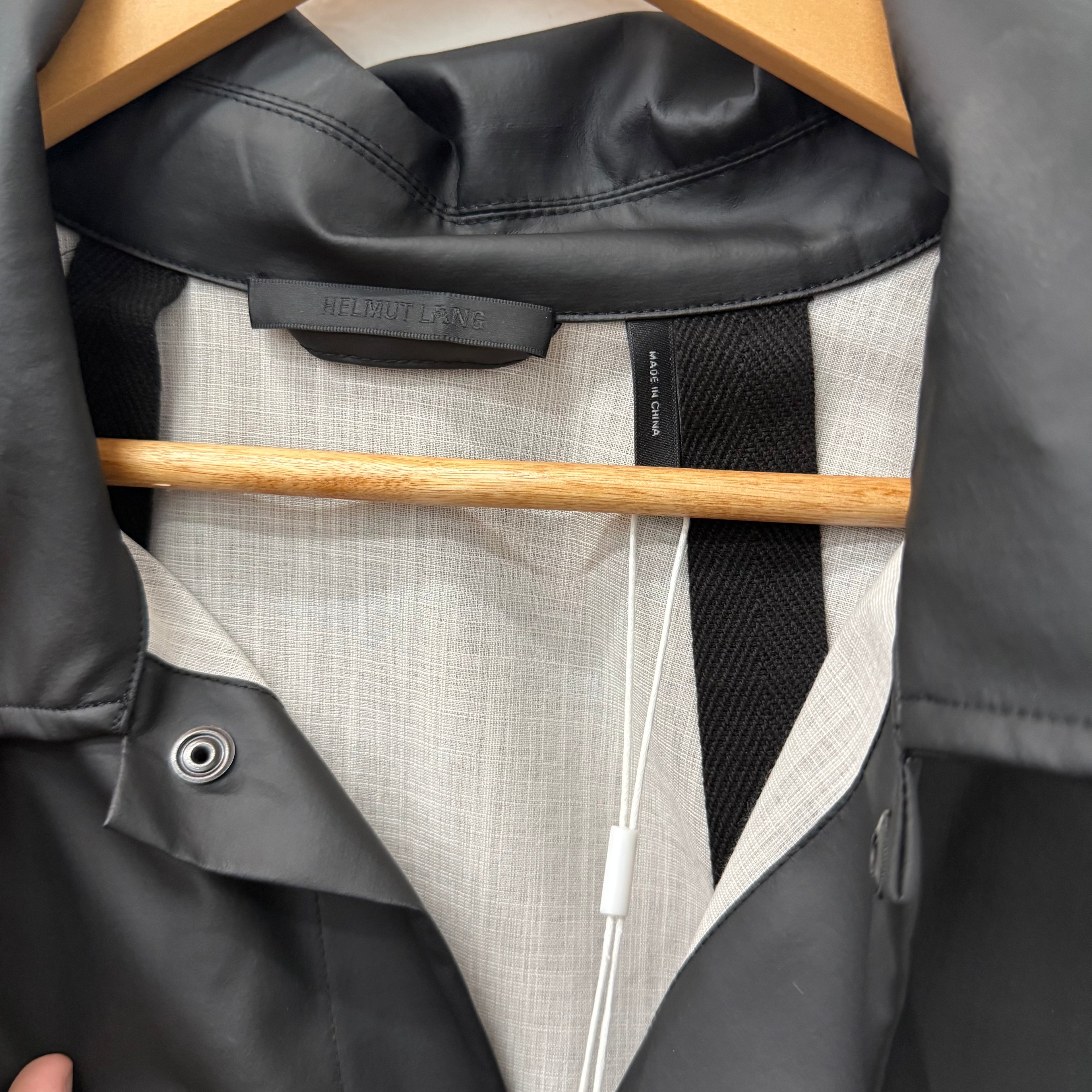 Helmut Lang Nylon Logo Light Jacket - Size XL