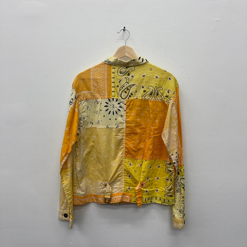 Kapital Kountry Kimono Bandana Shirt Yellow - Size M/L