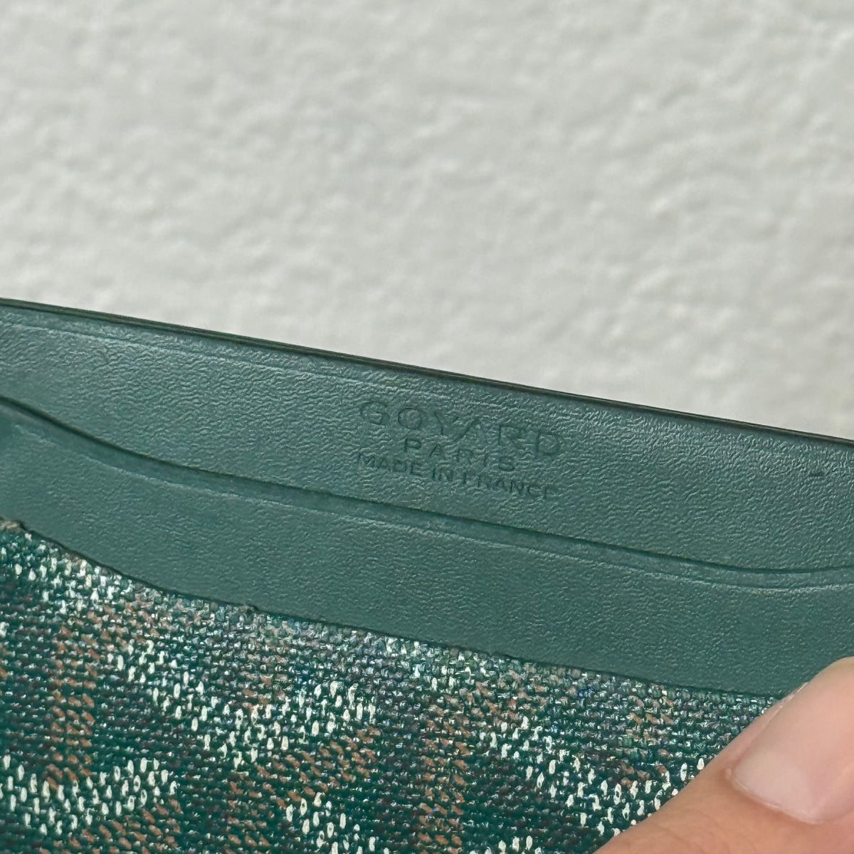 Goyard Saint Sulpice Cardholder Green