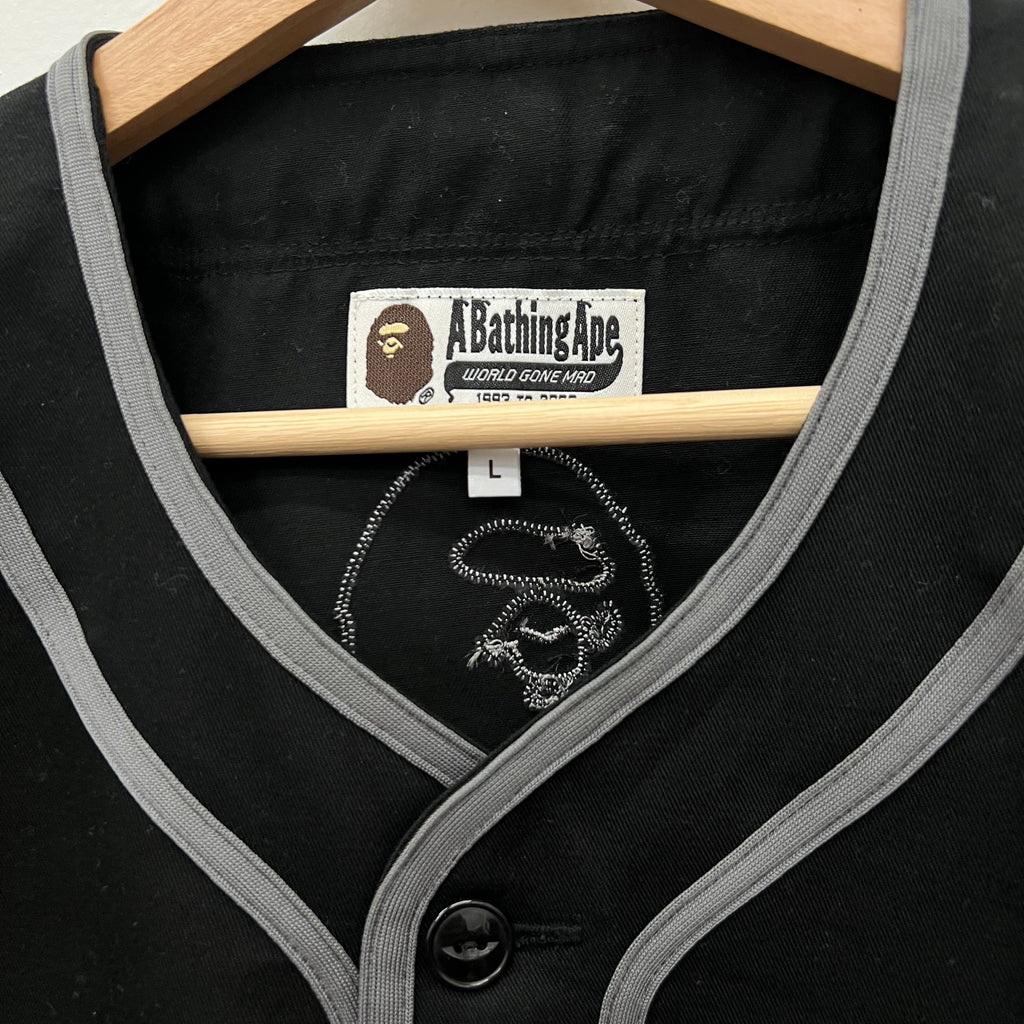BAPE 2022 Baseball Jersey Shirt - Size L