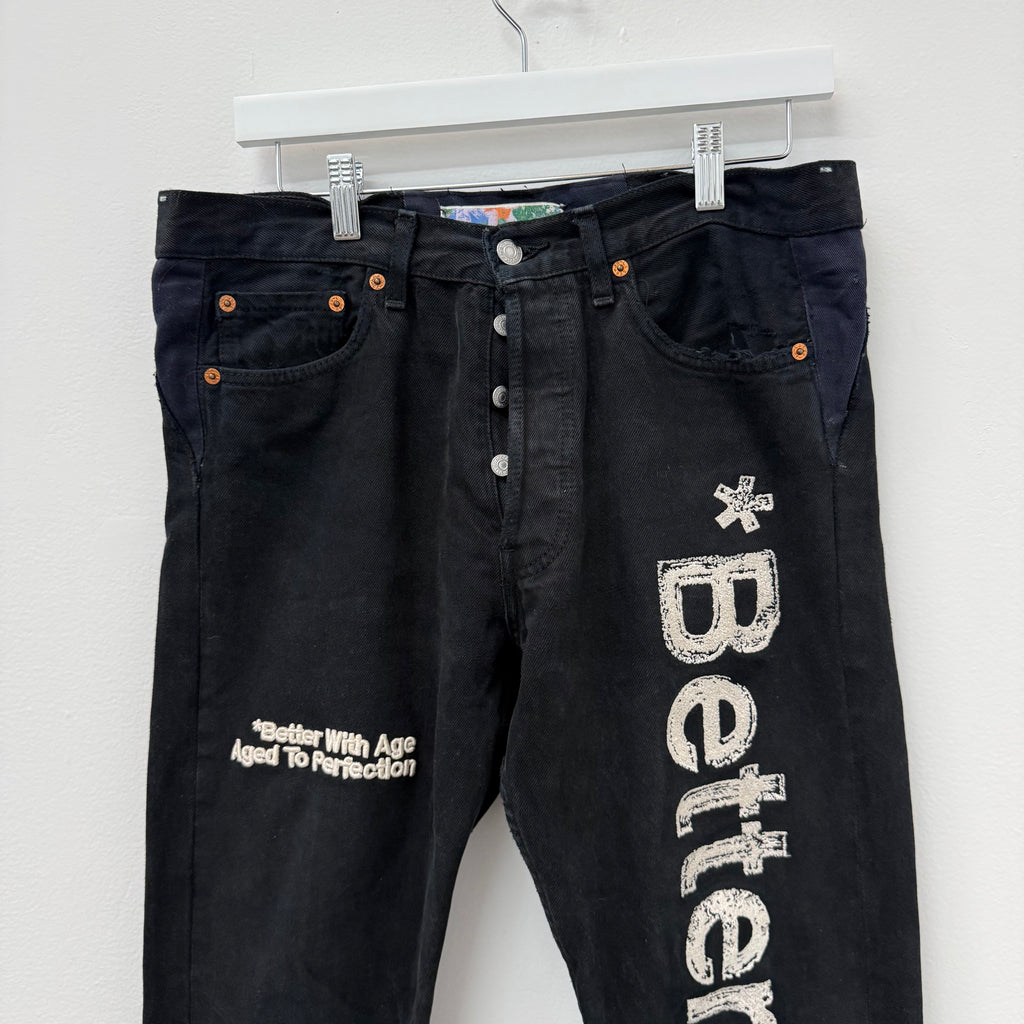 Better with Age “In Case You Forgot” Denim Jeans Black - Size 30