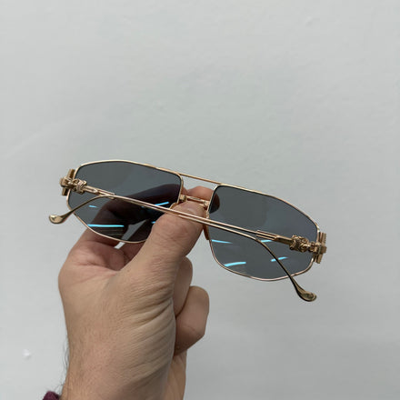 Chrome Hearts Pump Station Gold Sunglasses