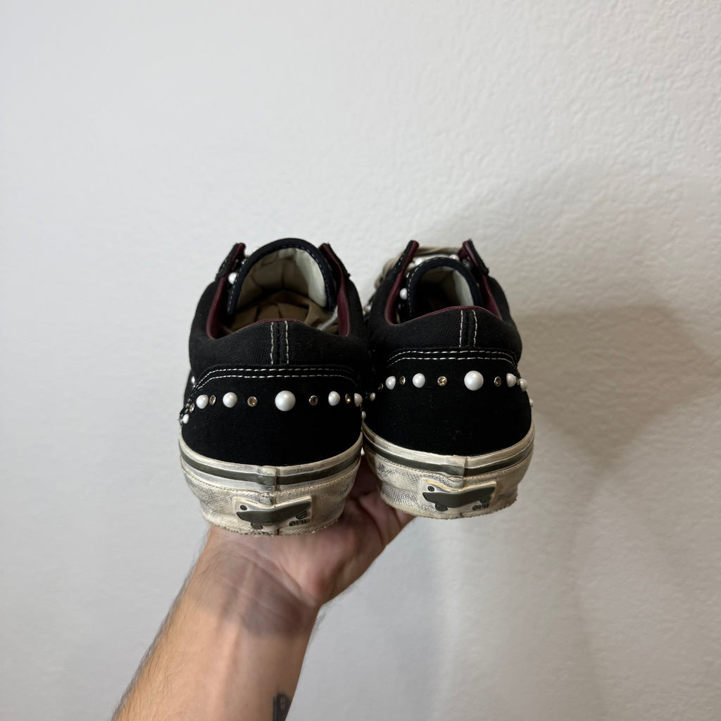 Vans OTW Old Skool Black Pearlized Sneakers - Size 10