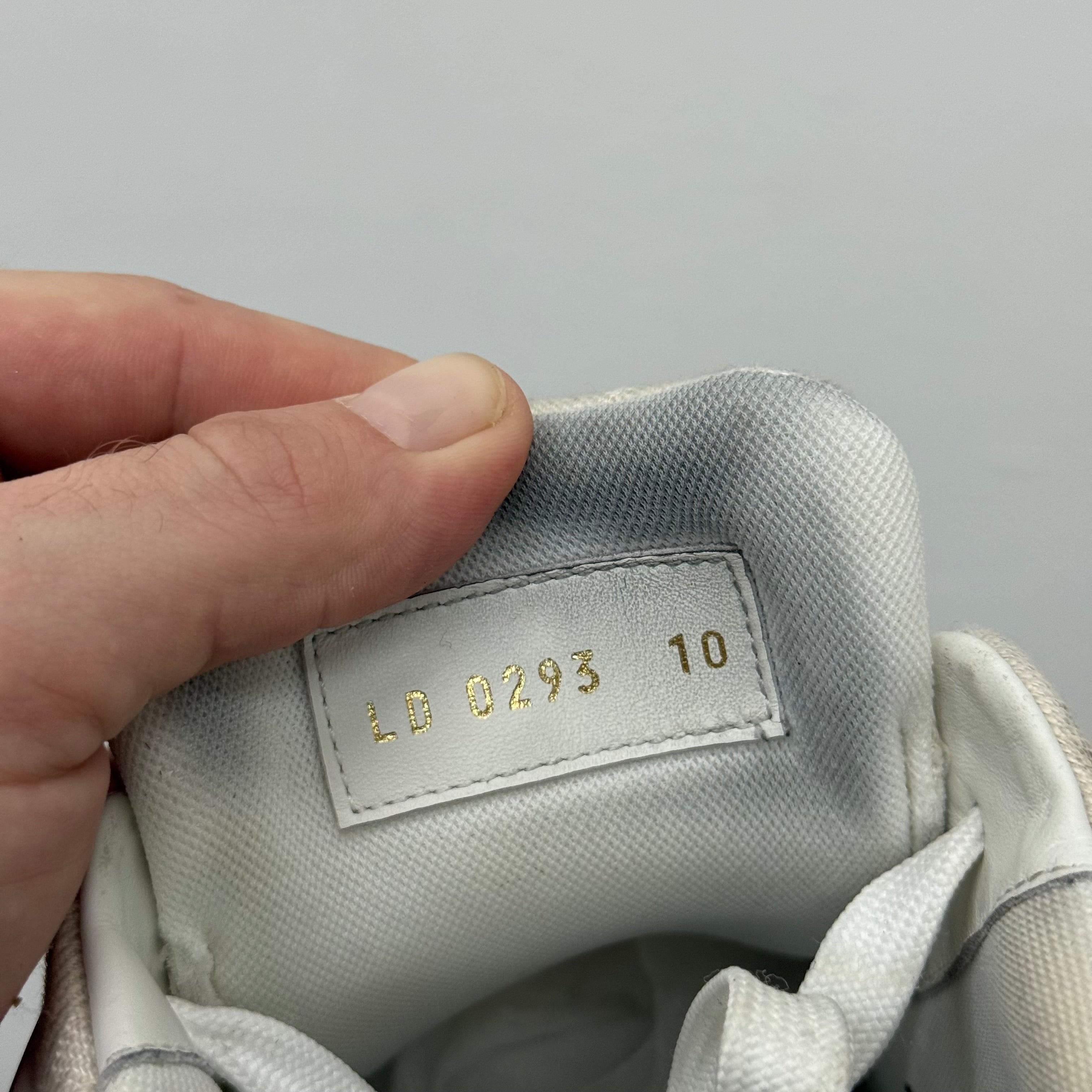 Louis Vuitton Canvas Monogram Trainer Sneakers White - LV 10 (Fits US 11.5)