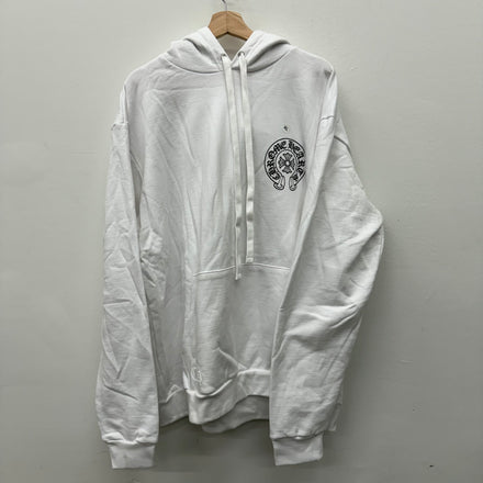 Chrome Hearts Miami Horseshoe White Hoodie