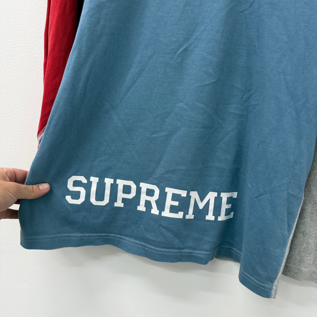 Supreme Split Football Longsleeve Shirt - Size M