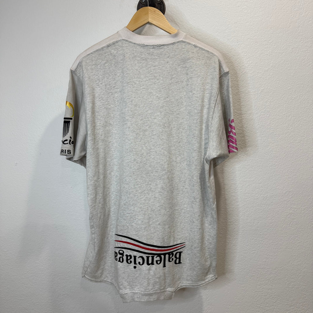Balenciaga Paris Upside Down Olympic T-Shirt - Size 1 (L)