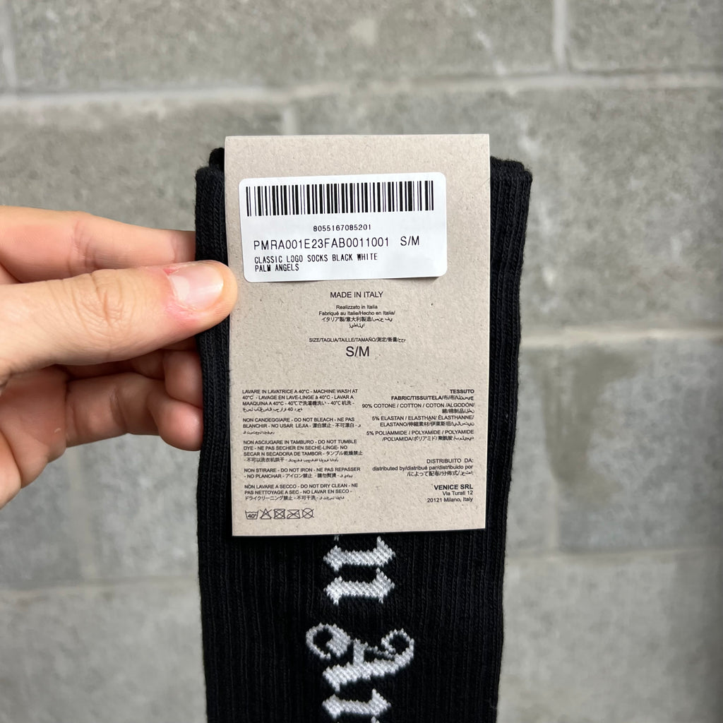 Palm Angels Gothic Logo Socks
