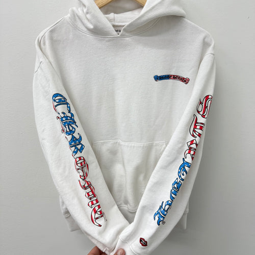 Chrome Hearts Matty Boy USA Hoodie White - Size S