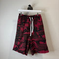 HMDD Red Camo Sweat Shorts - Size M
