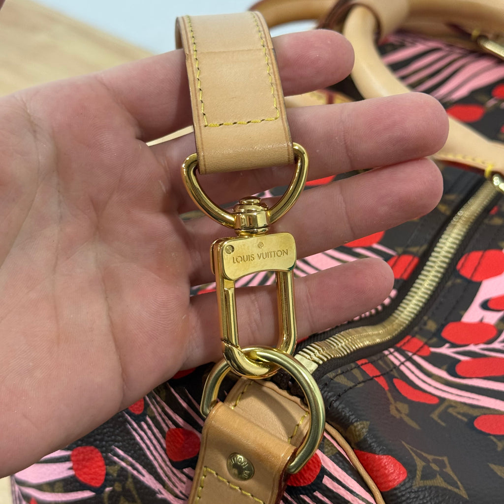 Louis Vuitton Keepall Bandouliere Duffle Bag Monogram Jungle 50