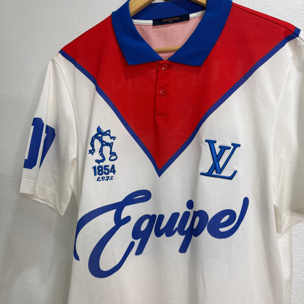 Louis Vuitton Launch the Equipe Soccer Polo Shirt - Size L