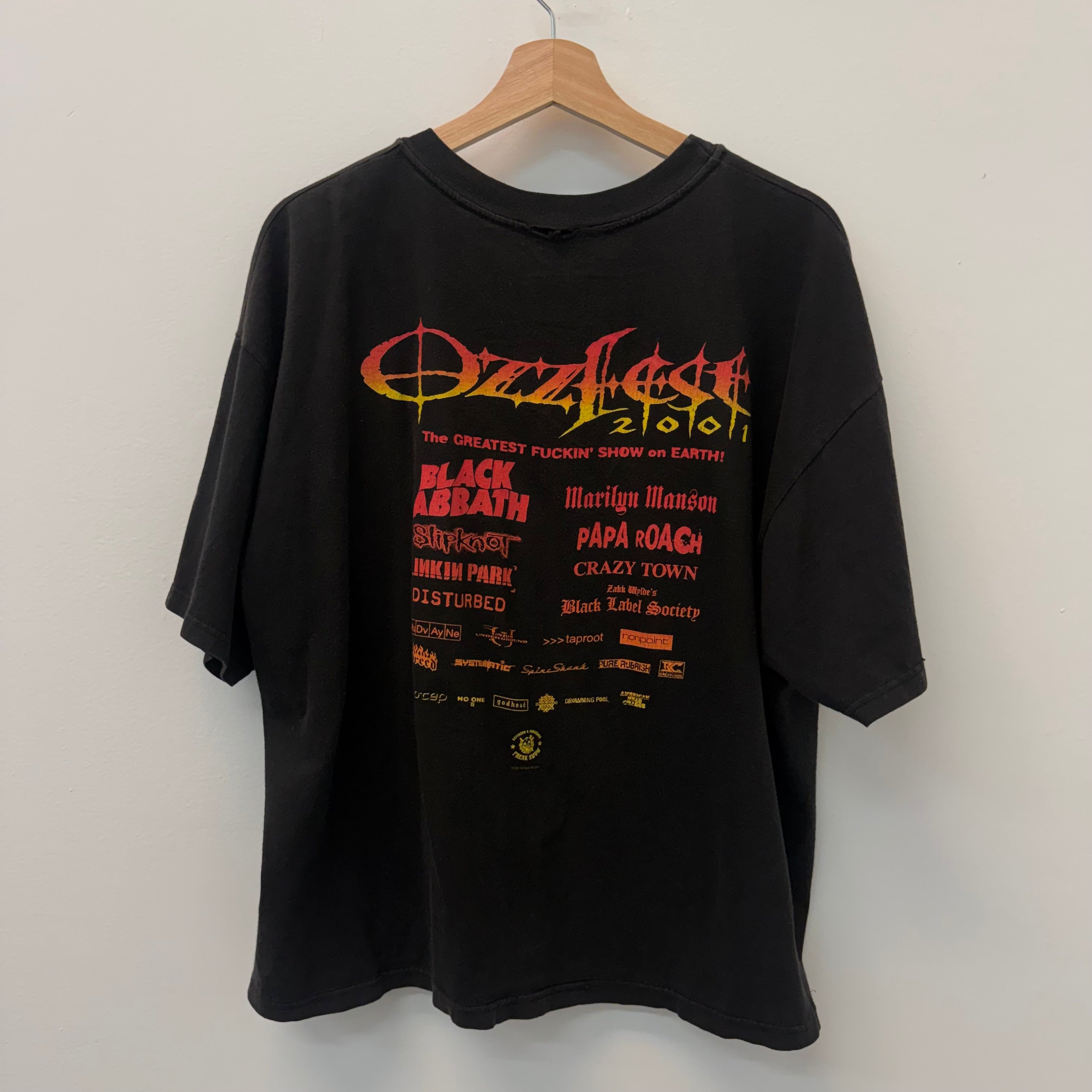 Vintage 2001 Ozzy Fest T-Shirt - Size L