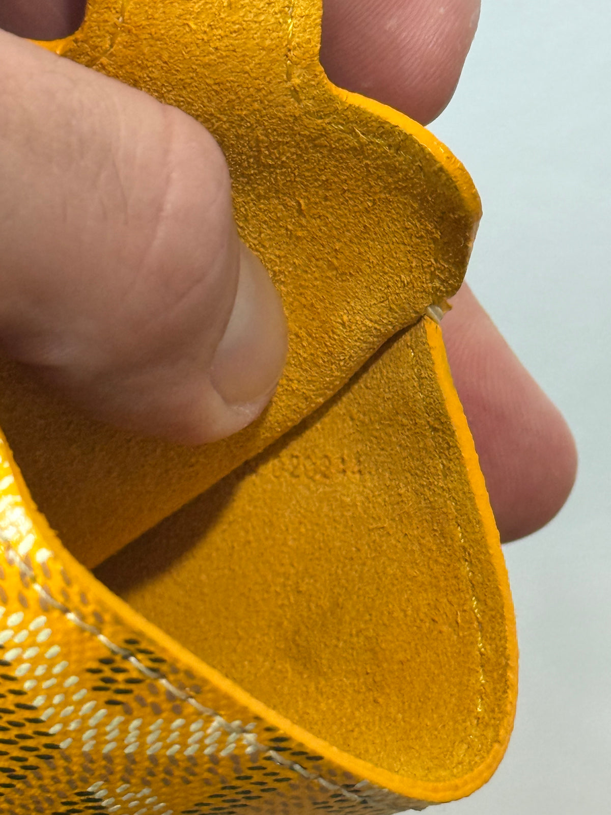Goyard Yellow Sunglasses Case