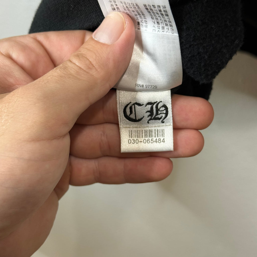Chrome Hearts Logo Script Hoodie Black - Size XXL