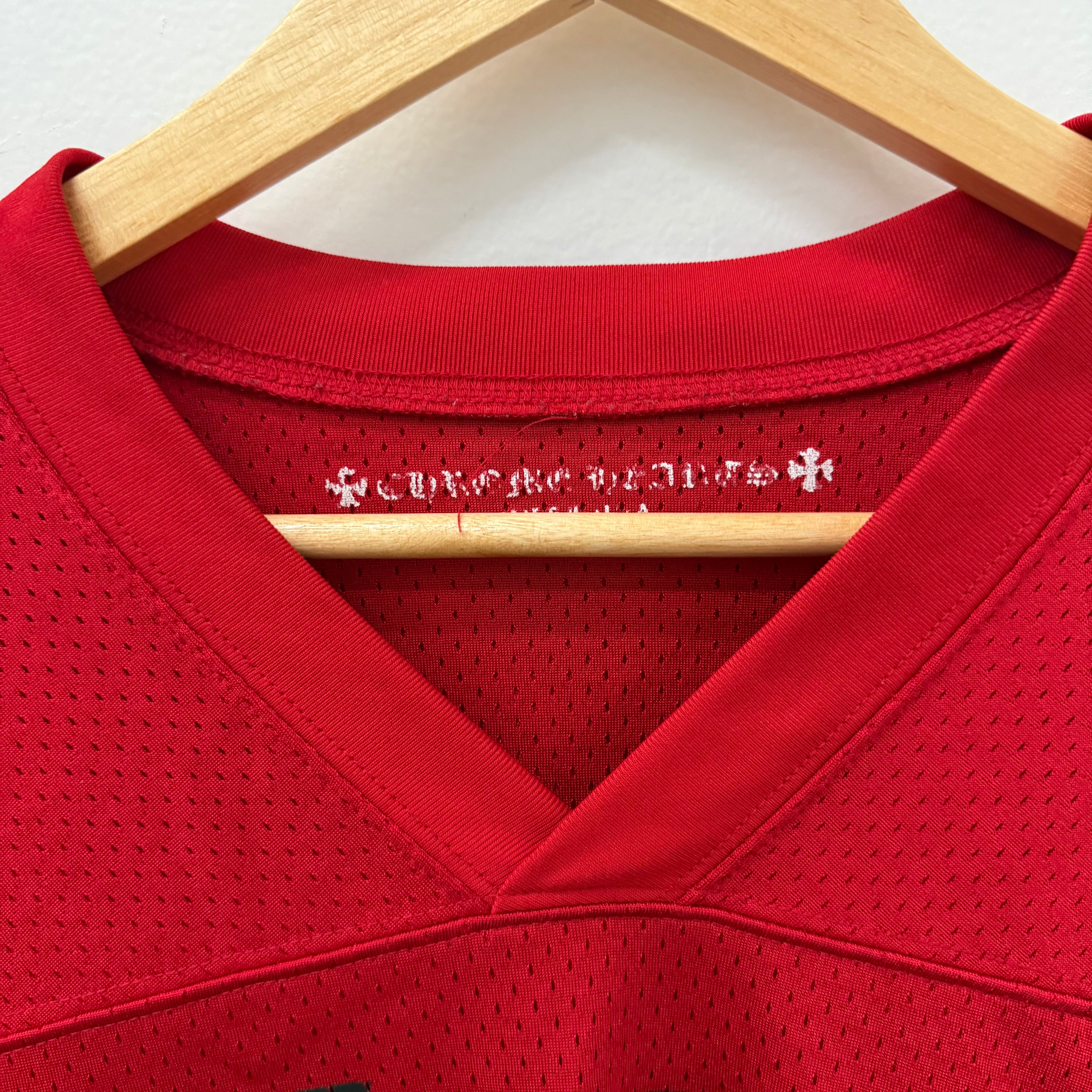 Chrome Hearts Matty Boy Form Red Longsleeve Jersey - Size L
