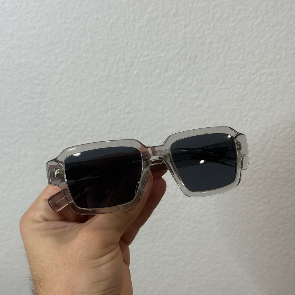 Prada Eyewear Rectangular Sunglasses Clear