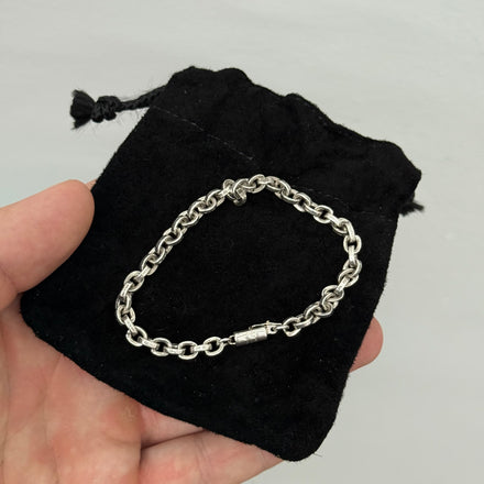 Chrome Hearts NEW 7.5inch Paper Chain Bracelet