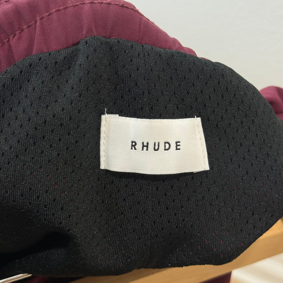 Rhude Maroon Shorts - Size XL