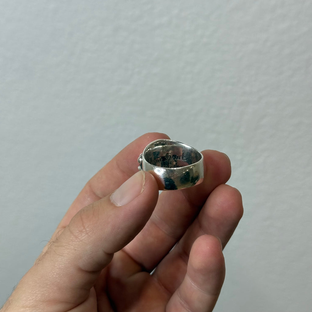 Chrome Hearts Keeper Silver Ring - Size 13