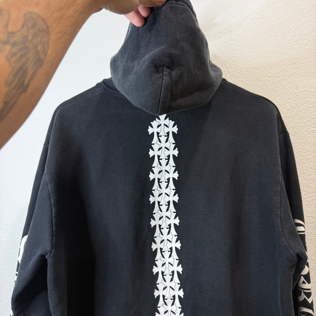 Chrome Hearts Cross Spine Hoodie - Size L