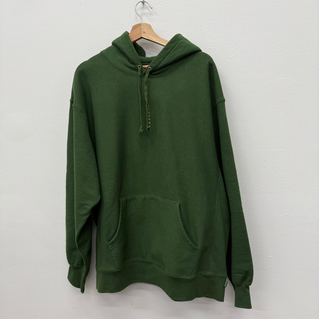 Supreme Vertical Logo Green Hoodie - Size XL