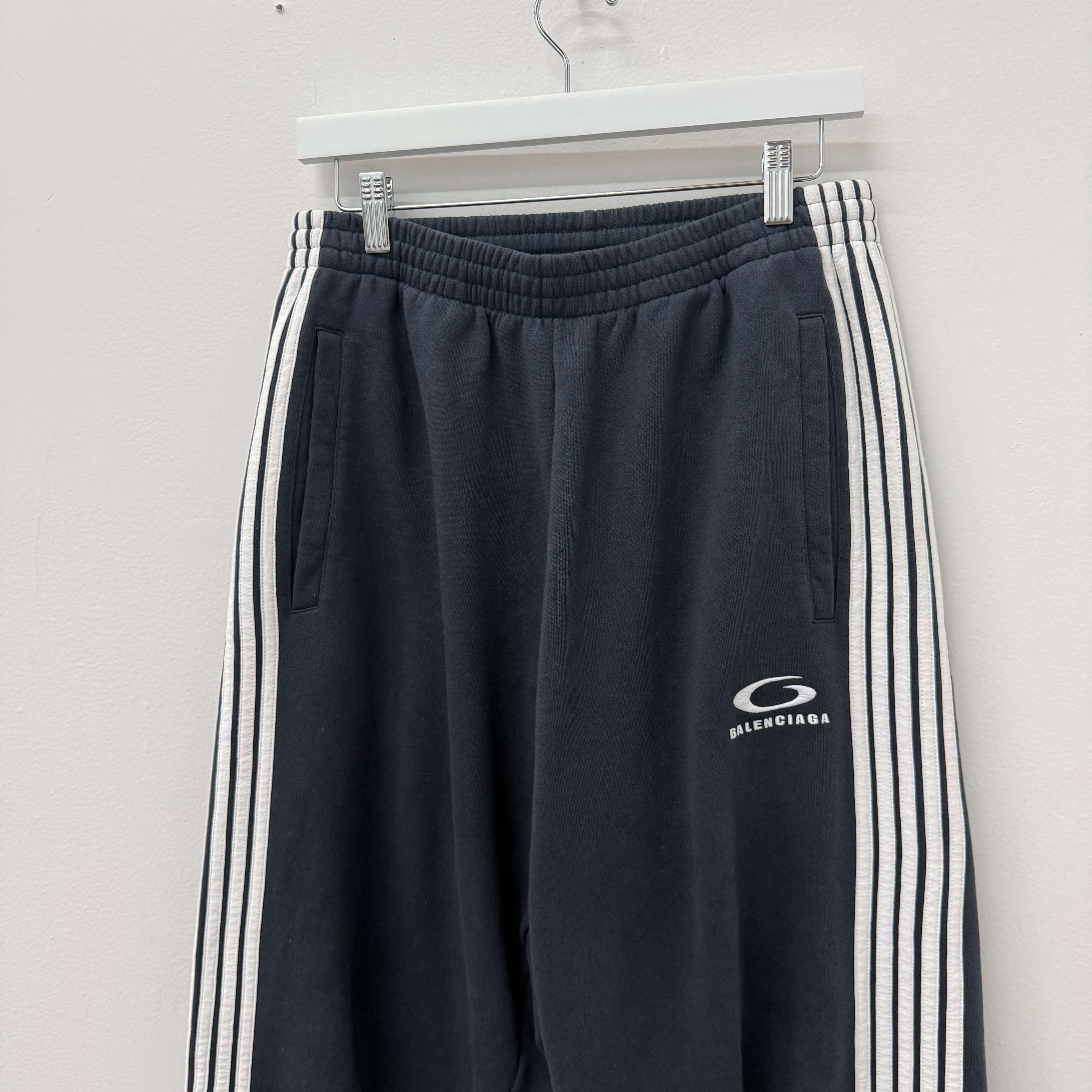 Balenciaga Icon Navy Baggy Sweatpants - Size S