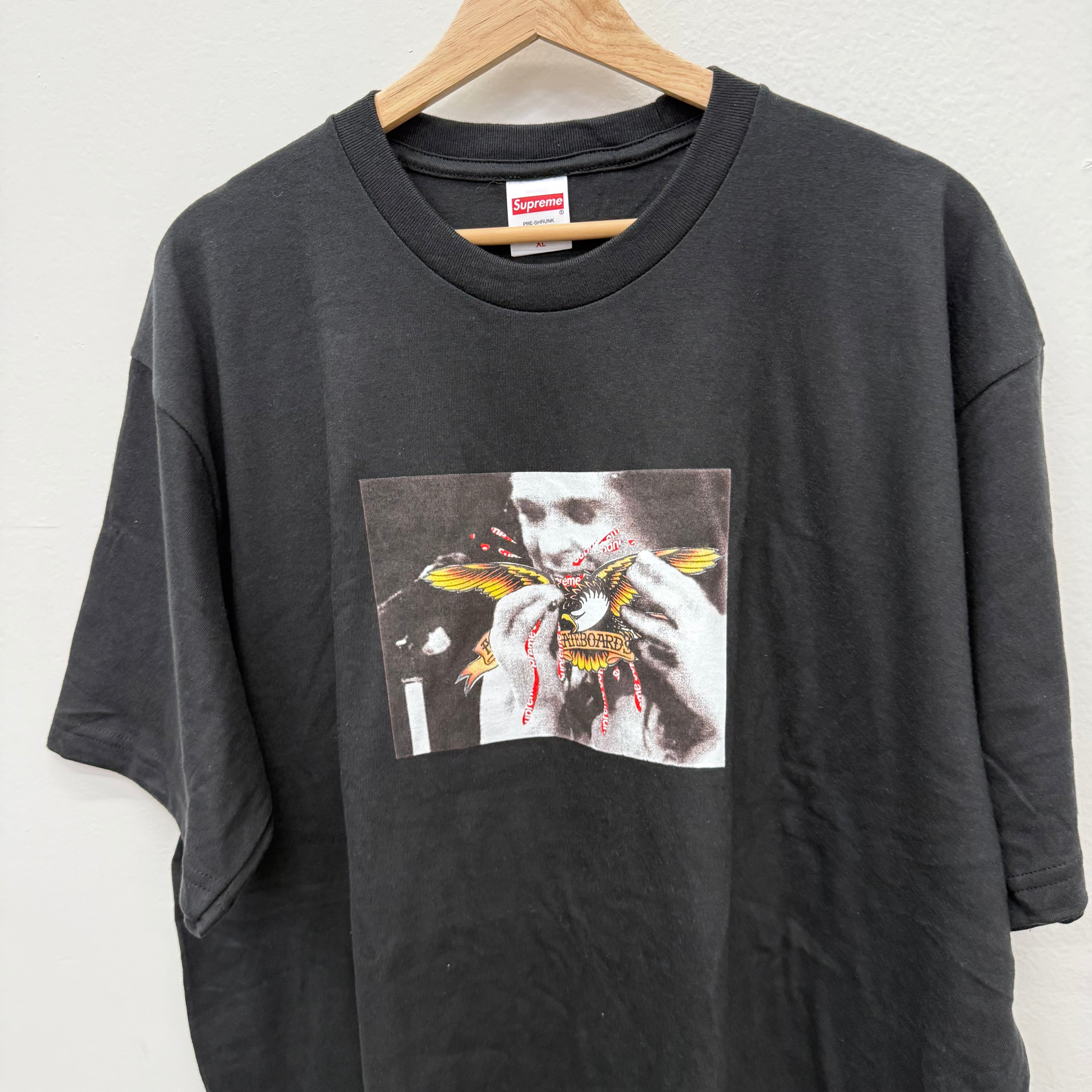Supreme Anti-Hero Ozzy Black T-Shirt - Size XL
