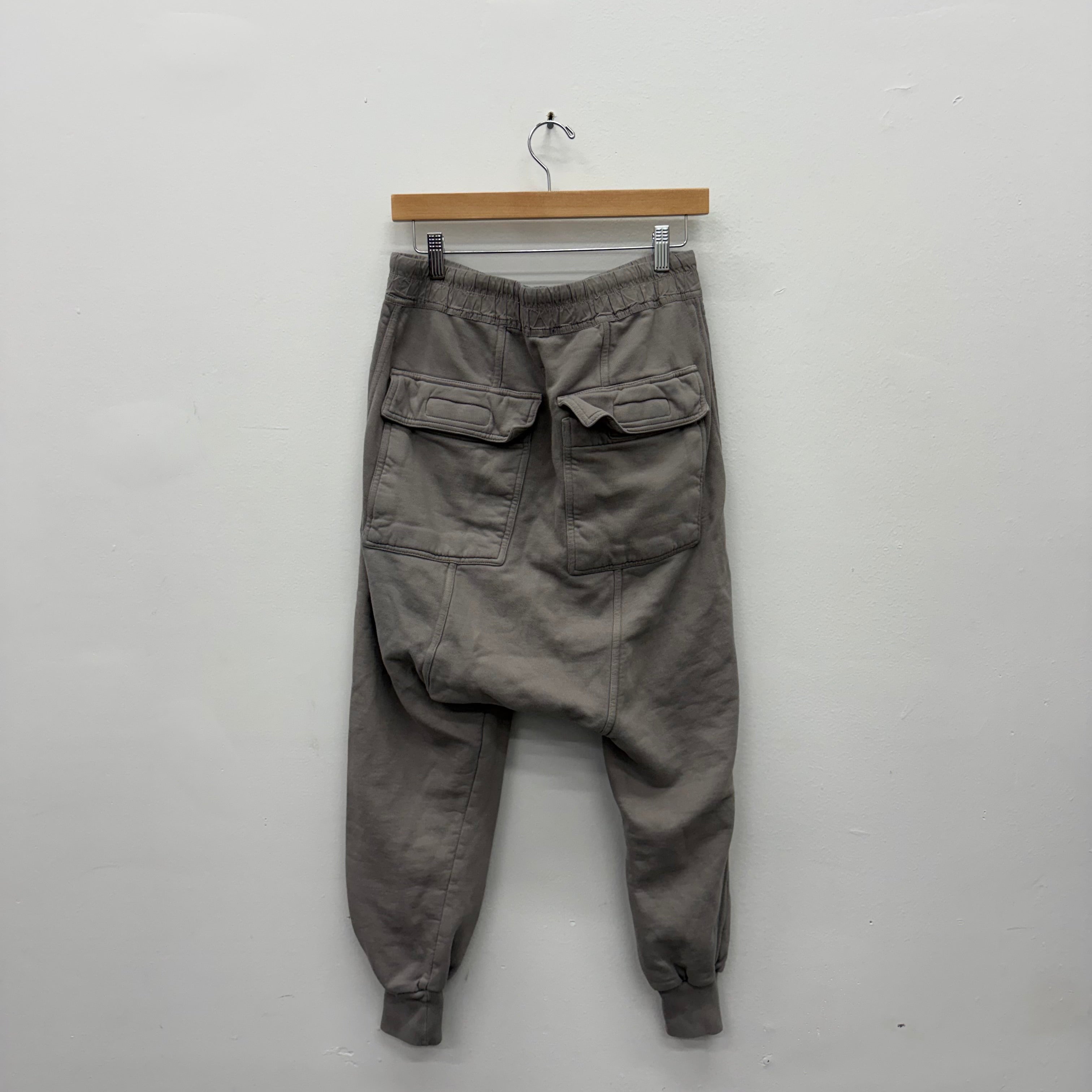 Rick Owens DRKSHDW Drop Crouch Putty Sweatpants - Size XS (30)