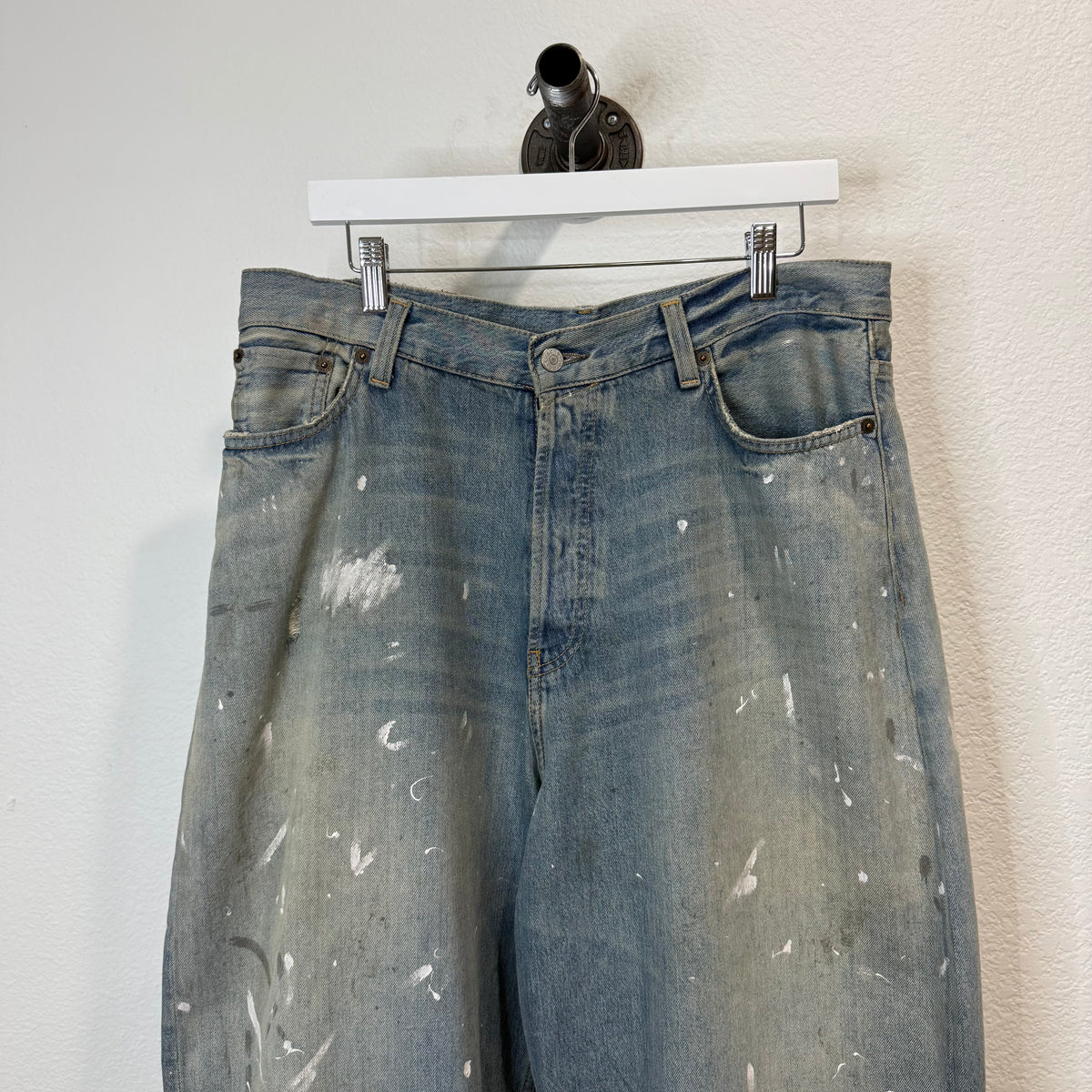 Acne Studios Baggy Paint Splatter Denim - Size 30