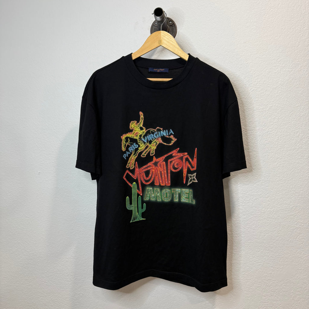 Louis Vuitton Neon Motel Virginia Paris Graphic T-Shirt - Size XL