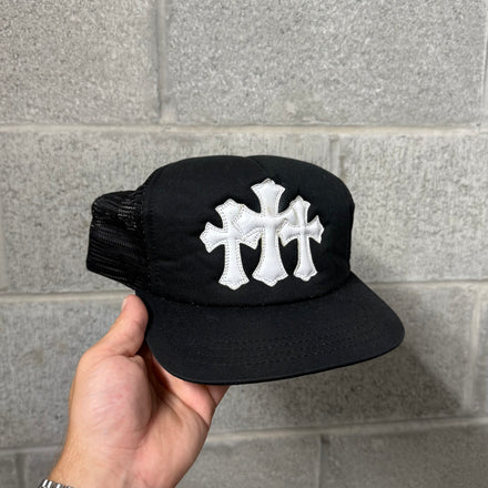 Chrome Hearts Triple Cross Patch Trucker Hat