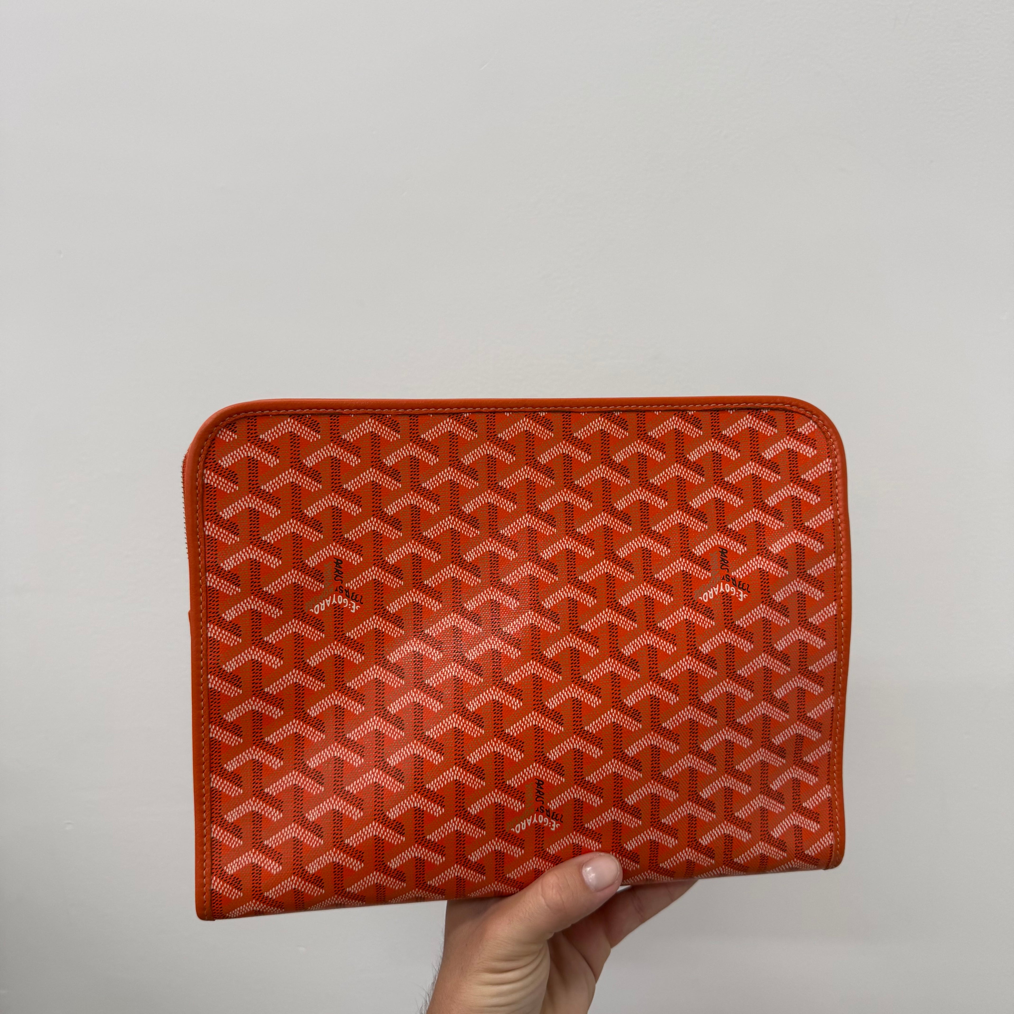 Goyard Orange PM Jouvence Toiletry Bag